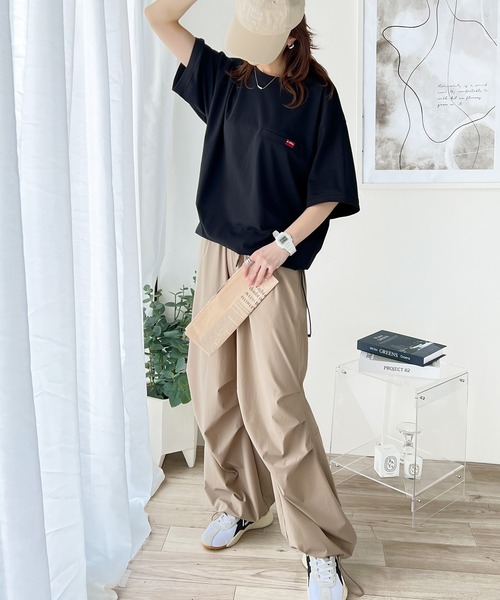 「Java」 半袖Tシャツ LARGE ベージュ レディース_画像9