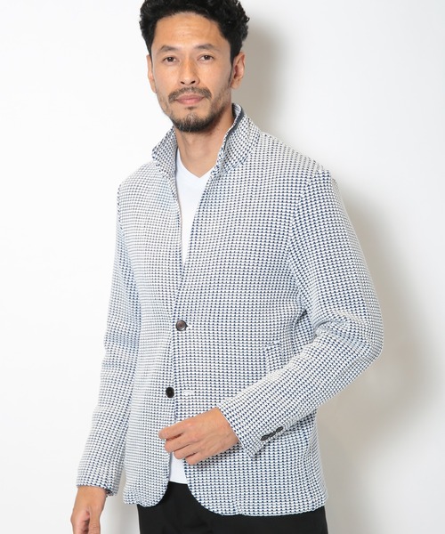 「MEN'S BIGI」 ジャケット 01 ブルー メンズ_画像6