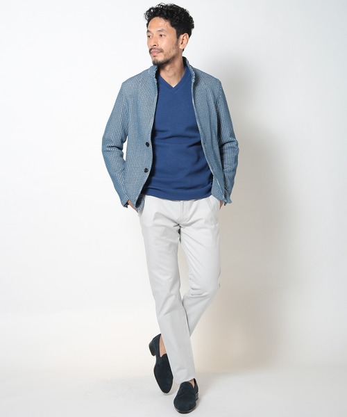 「MEN'S BIGI」 ジャケット 01 ブルー メンズ_画像9