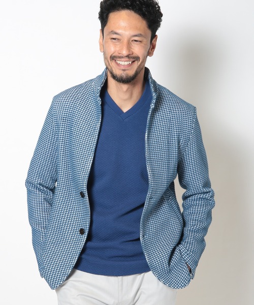 「MEN'S BIGI」 ジャケット 01 ブルー メンズ_画像10