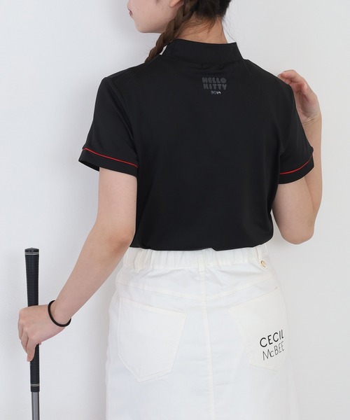 ゴルフ HELLO KITTY 50周年 キティゴルフモックネック　Tシャツ メンズ レディース_18