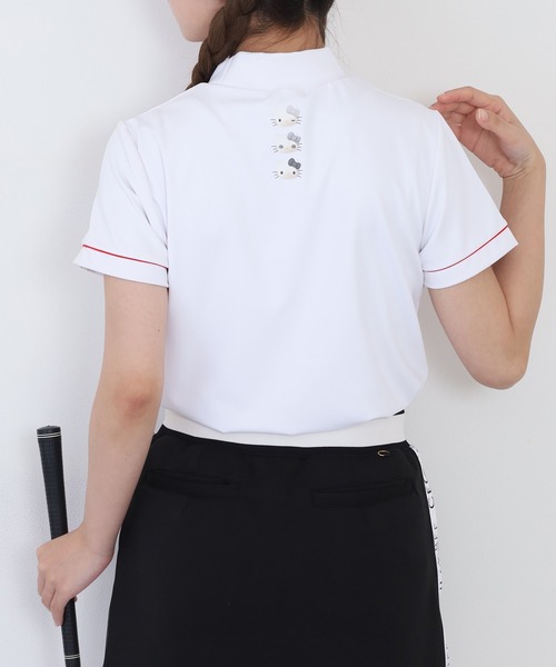 ゴルフ HELLO KITTY 50周年 キティゴルフモックネック　Tシャツ メンズ レディース_7