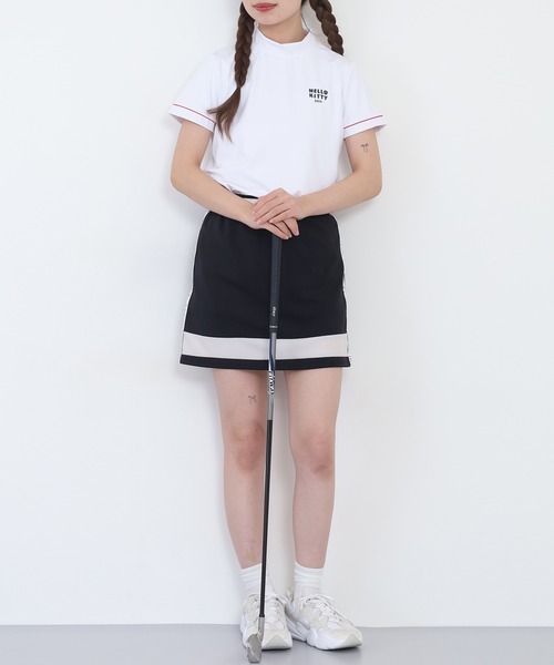 ゴルフ HELLO KITTY 50周年 キティゴルフモックネック　Tシャツ メンズ レディース_8