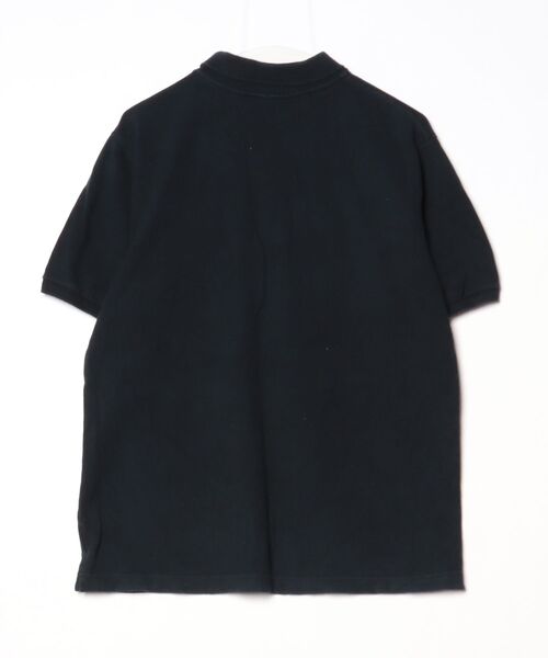 「TOKYO CULTUART by BEAMS」 ワンポイント半袖ポロシャツ L ブラック メンズ_画像2