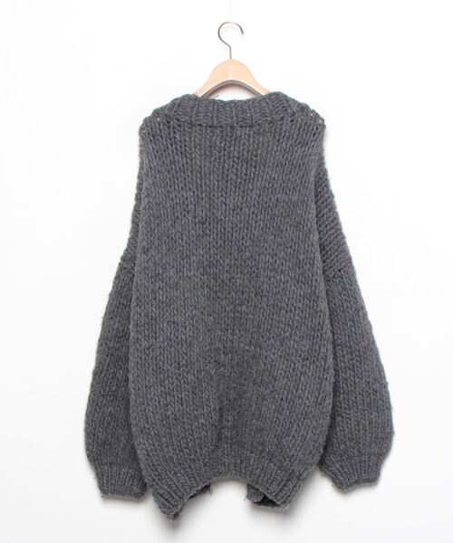 「I Love Mr Mittens」 ニットカーディガン ONE SIZE グレー レディース_画像2