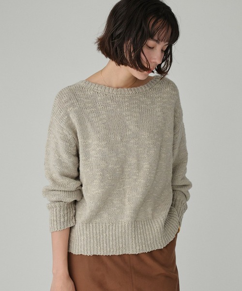 BABYLONE（バビロン） ニット セーター コットンローゲージプル