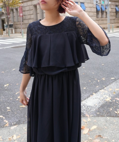 Jolie et Jolie（ジョリー エ ジョリー） ドレス フレアデティール