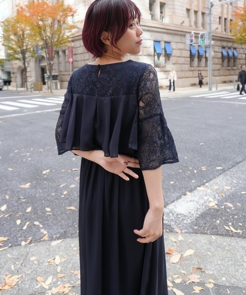 Jolie et Jolie（ジョリー エ ジョリー） ドレス フレアデティール