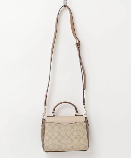 美品　COACH 2 WAYバック　ショルダーバッグ ハンドバッグ ベージュ COACH（コーチ） 2WAYバッグ - ベージュ レディース : ZOZOTOWN Yahoo