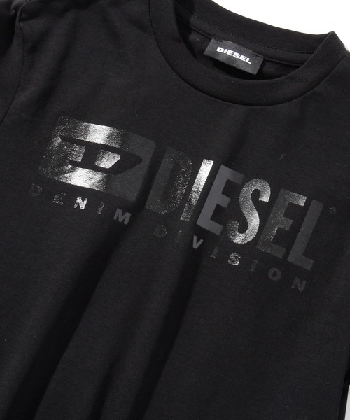 「DIESEL KIDS」 「KIDS」半袖Tシャツ 16Y ブラック キッズ_画像3