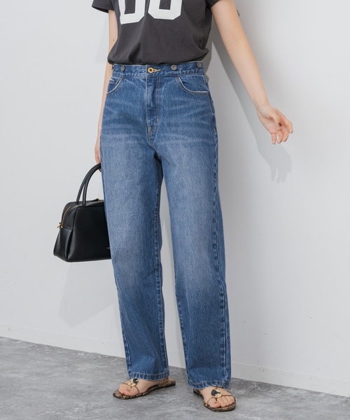Spick & Span」 デニムパンツ 29 サックスブルー レディース Spick