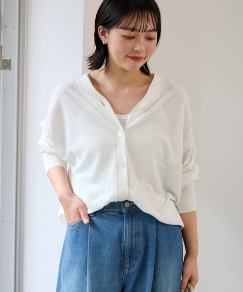 FRAMeWORK（フレームワーク） ニットカーディガン - ブラウン