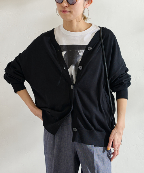 FRAMeWORK（フレームワーク） ニットカーディガン - ブラウン