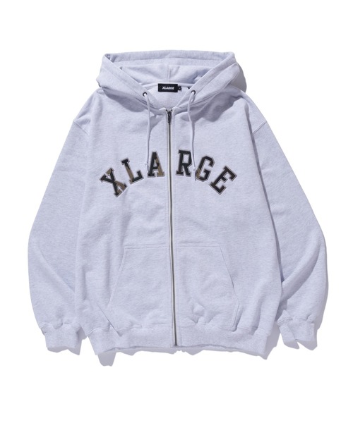XLARGE（エクストラ ラージ） パーカー CAMO PATCH ZIP UP HOODED