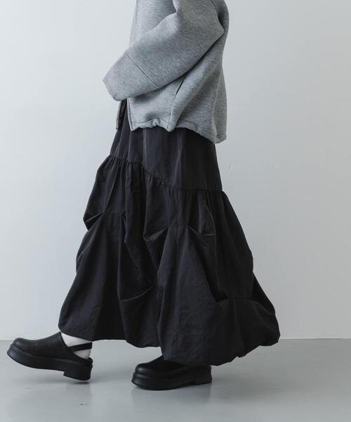 SENSE OF PLACE by URBAN RESEARCH スカート タックバルーンスカート
