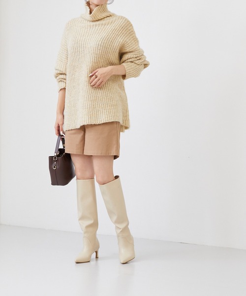 「menue」 ロングブーツ M ブラック レディース_画像7