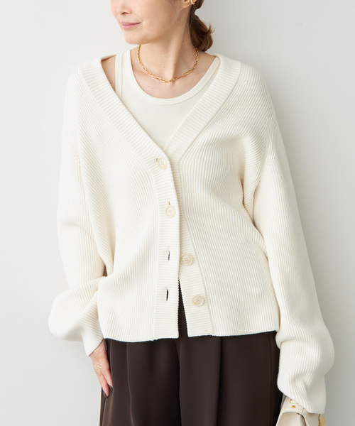 Deuxieme Classe（ドゥーズィエムクラス） カーディガン LEWES アゼ