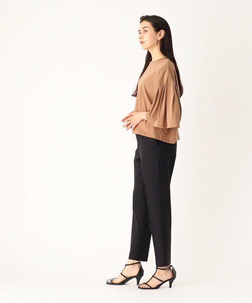 「OPAQUE.CLIP」 スラックス 36 サンドベージュ レディース_画像3