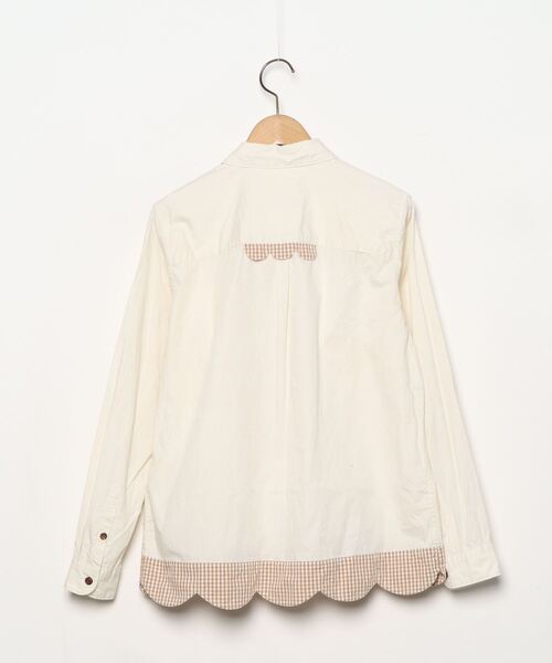 「FRAPBOIS half」 長袖シャツ 1 ホワイト レディース_画像2