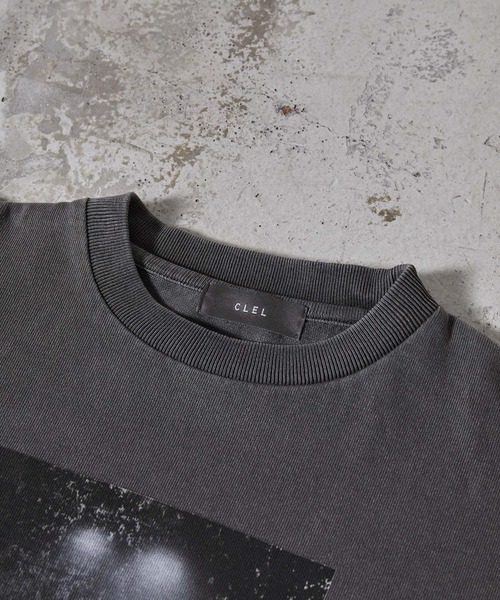 「CLEL」 長袖Tシャツ S グレー メンズ_画像4