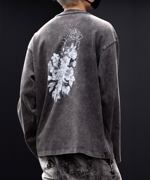 「CLEL」 長袖Tシャツ S グレー メンズ_画像9