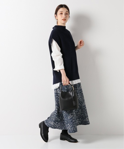 「IENA」 ロングスカート 38 ピンク レディース_画像4