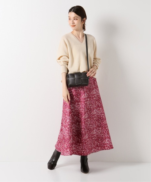 「IENA」 ロングスカート 38 ピンク レディース_画像5