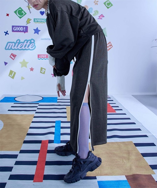 「miette」 スカート FREE ブラック レディース_画像8