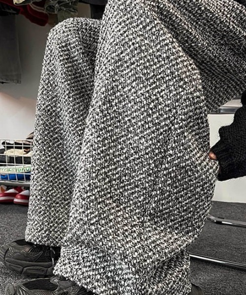 「B.R.U」 イージーパンツ M ブラック メンズ_画像4