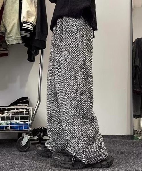 「B.R.U」 イージーパンツ M ブラック メンズ_画像8