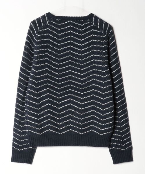 「Saturdays NYC」 長袖ニット SMALL ネイビー メンズ_画像2
