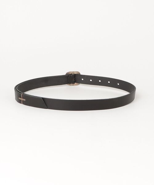 ベルト m.a+ / エムエークロス：flat “+“ q buckle medium belt：EQP1C-GR30「RIP」 メンズの画像