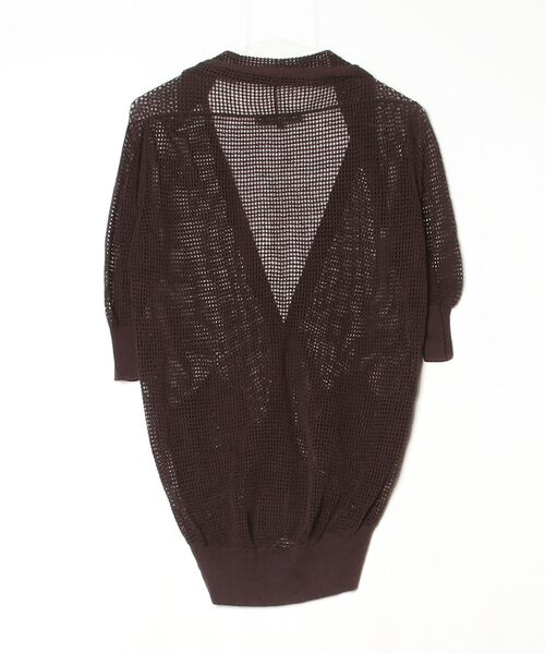 「MACPHEE」 ニットカーディガン 1 ブラウン レディース_画像2