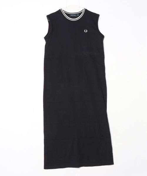 FRED PERRY（フレッドペリー） ノースリーブワンピース 10 ブラック