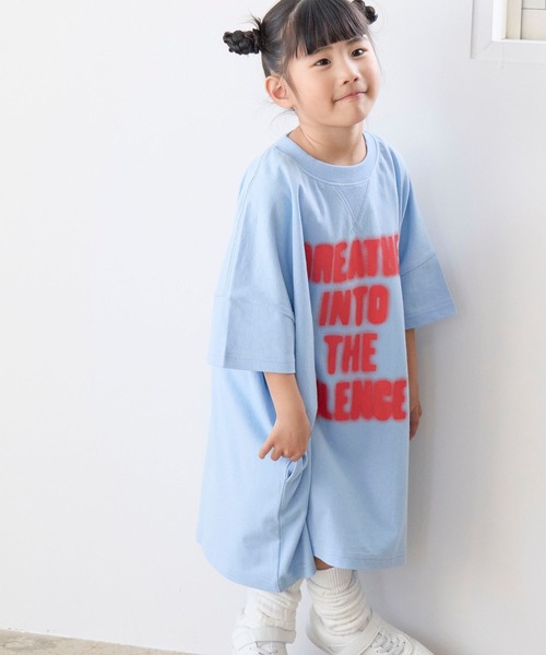 プランテーション JOMONプリントワンピース　7分袖 LOWRYS FARM（ローリーズファーム） tシャツ アソートプリント