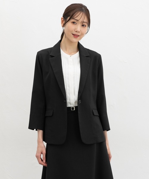 トラックジャケット 美品✨パオローニ　テーラード　スウェット生地　ストレッチ　洗える　紺　XL メンズ ストレッチ サイドライン カットデニム ジャケット・アウター