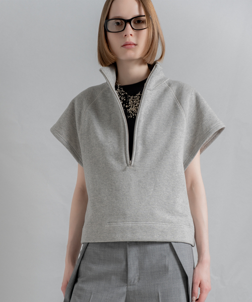 トレーナー スウェット SWEAT ZIP H/S / スウェットジップハーフ レディース_2