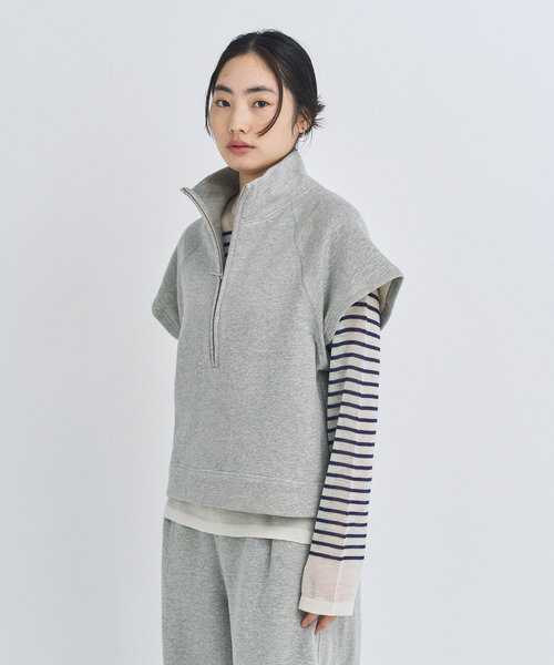 トレーナー スウェット SWEAT ZIP H/S / スウェットジップハーフ レディース_7
