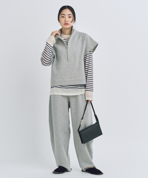 トレーナー スウェット SWEAT ZIP H/S / スウェットジップハーフ レディース_10
