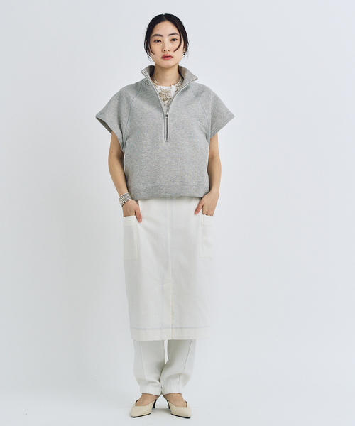 トレーナー スウェット SWEAT ZIP H/S / スウェットジップハーフ レディース_11
