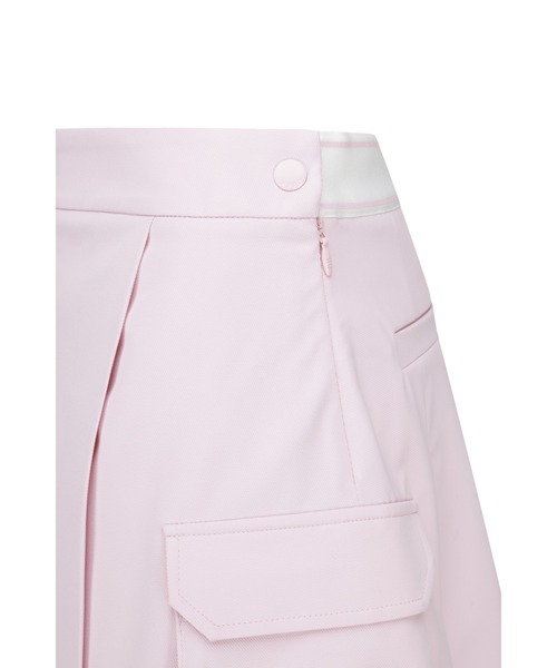 パンツ WOMENS プリーツカーゴショートパンツ レディースの画像