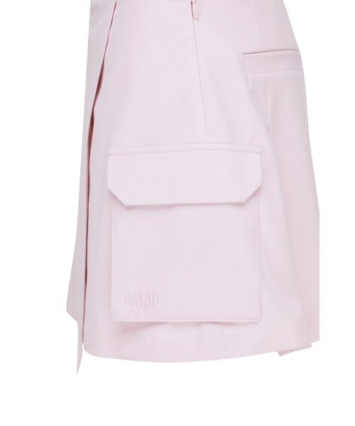 パンツ WOMENS プリーツカーゴショートパンツ レディースの画像