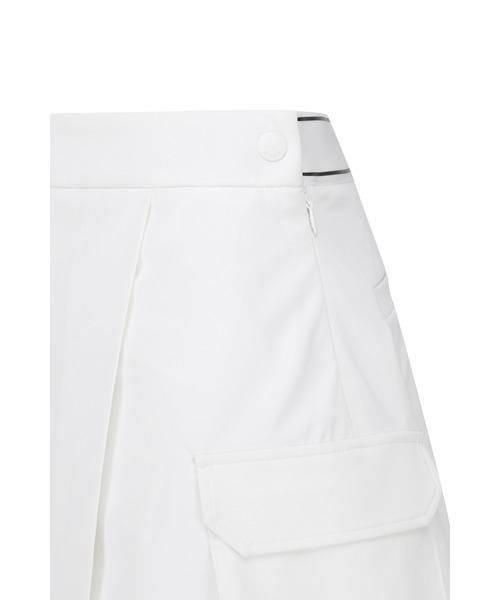 パンツ WOMENS プリーツカーゴショートパンツ レディースの画像
