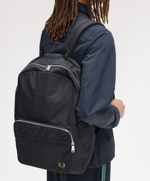 FRED PERRY バックパック ブラック　リュック FRED PERRY（フレッドペリー） デイバック リュック Brentham Backpack