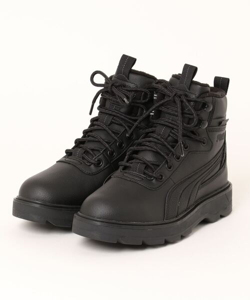 「PUMA」 ハイカットスニーカー 27.5cm ブラック メンズの画像