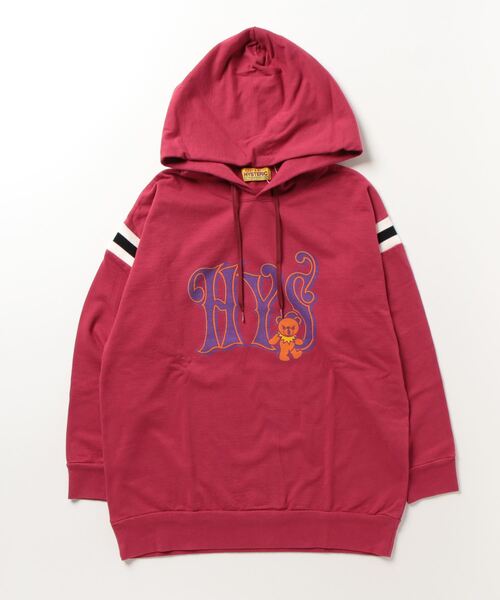 「HYSTERIC GLAMOUR」 プルオーバーパーカー FREE レッド レディースの画像