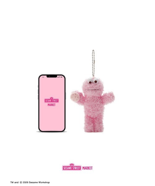 SESAME STREET（セサミストリート） キーホルダー ぬいぐるみチャーム
