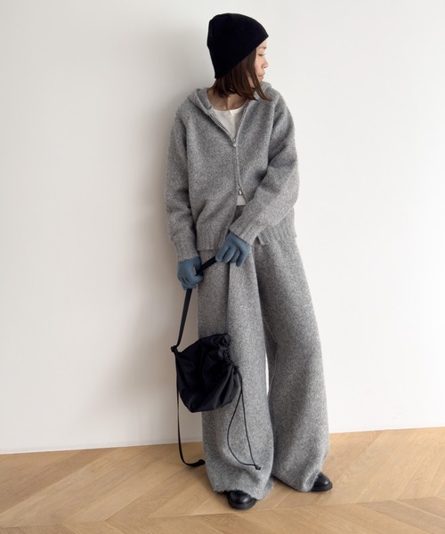 「CANAL JEAN」 「El mar」セットアップ ONE SIZE グレー レディース