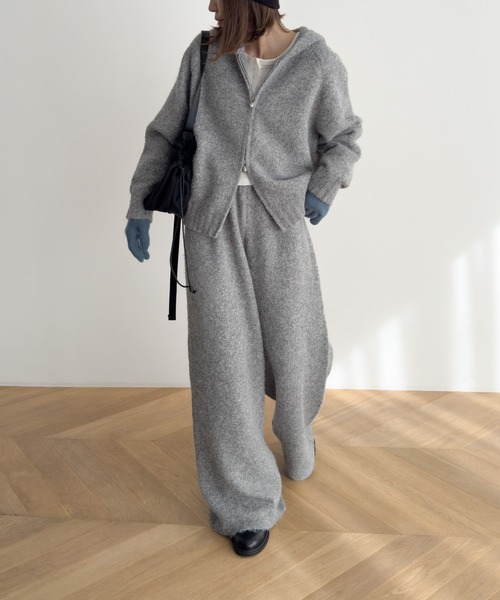「CANAL JEAN」 「El mar」セットアップ ONE SIZE グレー レディース