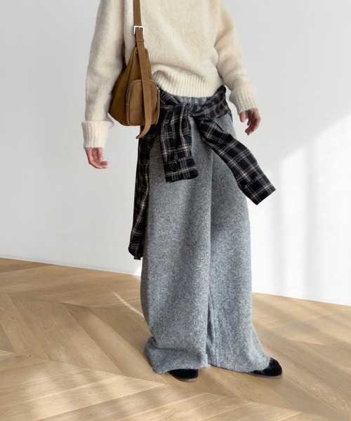 「CANAL JEAN」 「El mar」セットアップ ONE SIZE グレー レディース